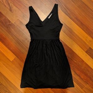 Open back little black dress